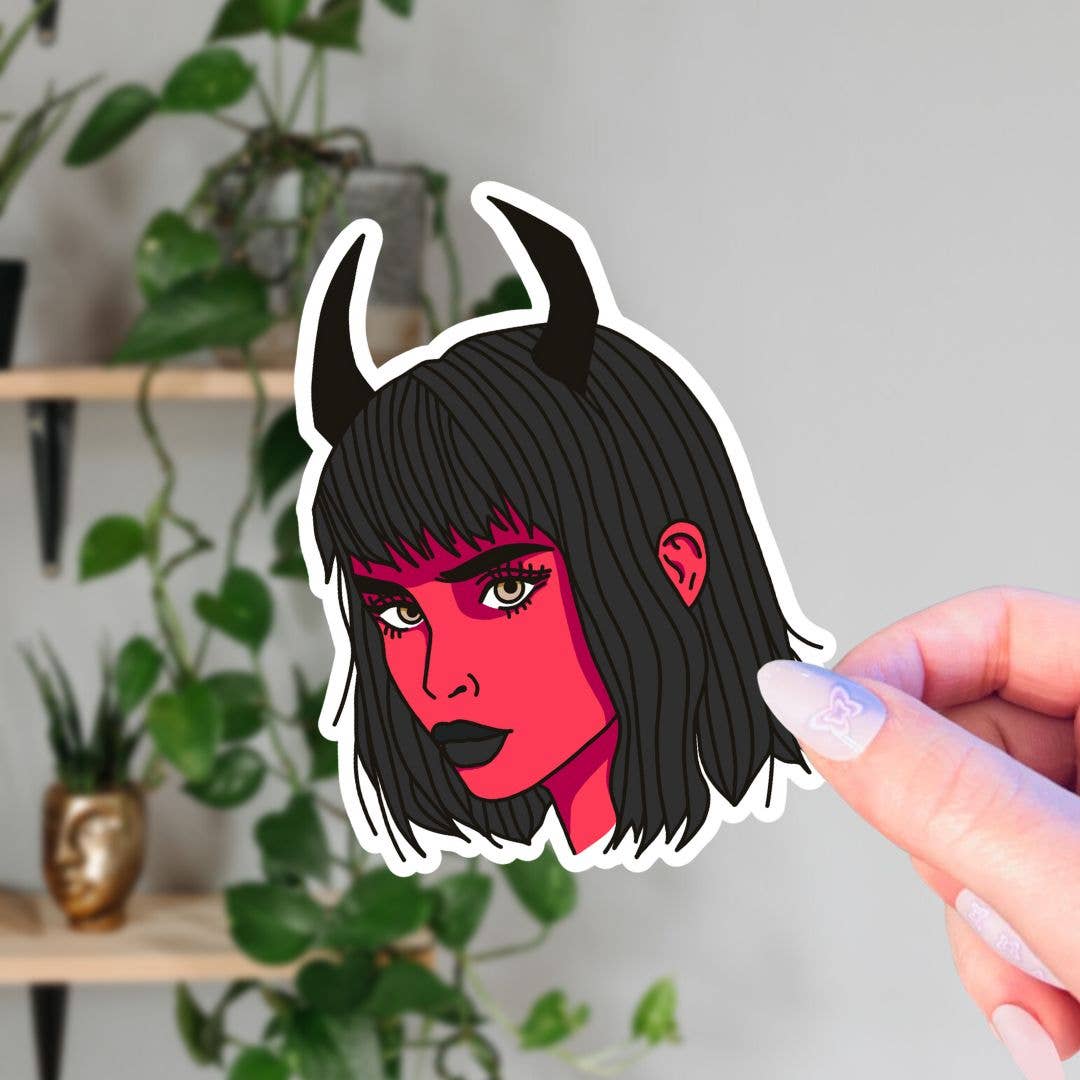 Demon Girl Sticker