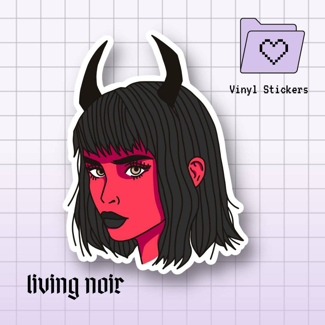 Demon Girl Sticker