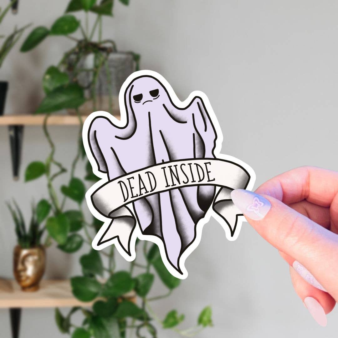 Dead Inside Ghost Sticker