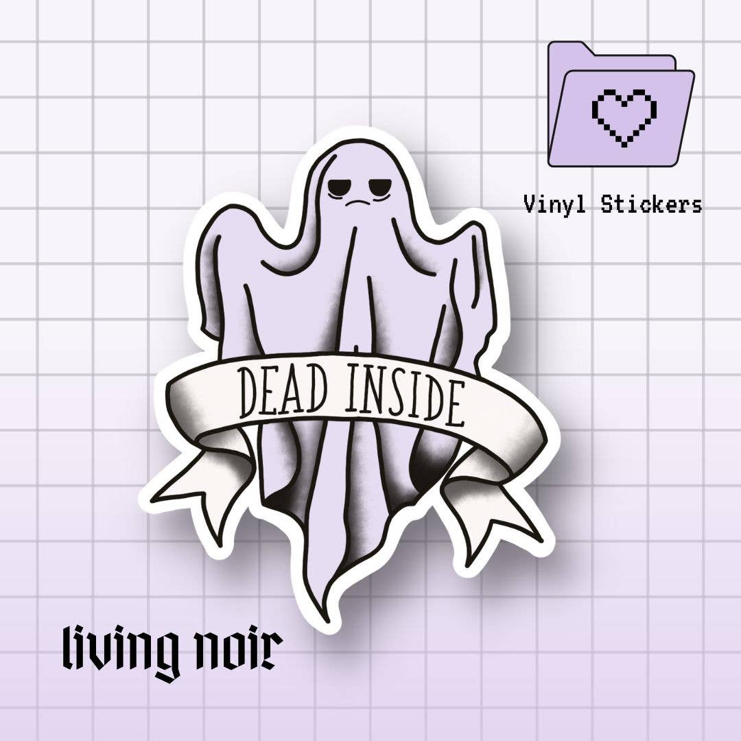 Dead Inside Ghost Sticker
